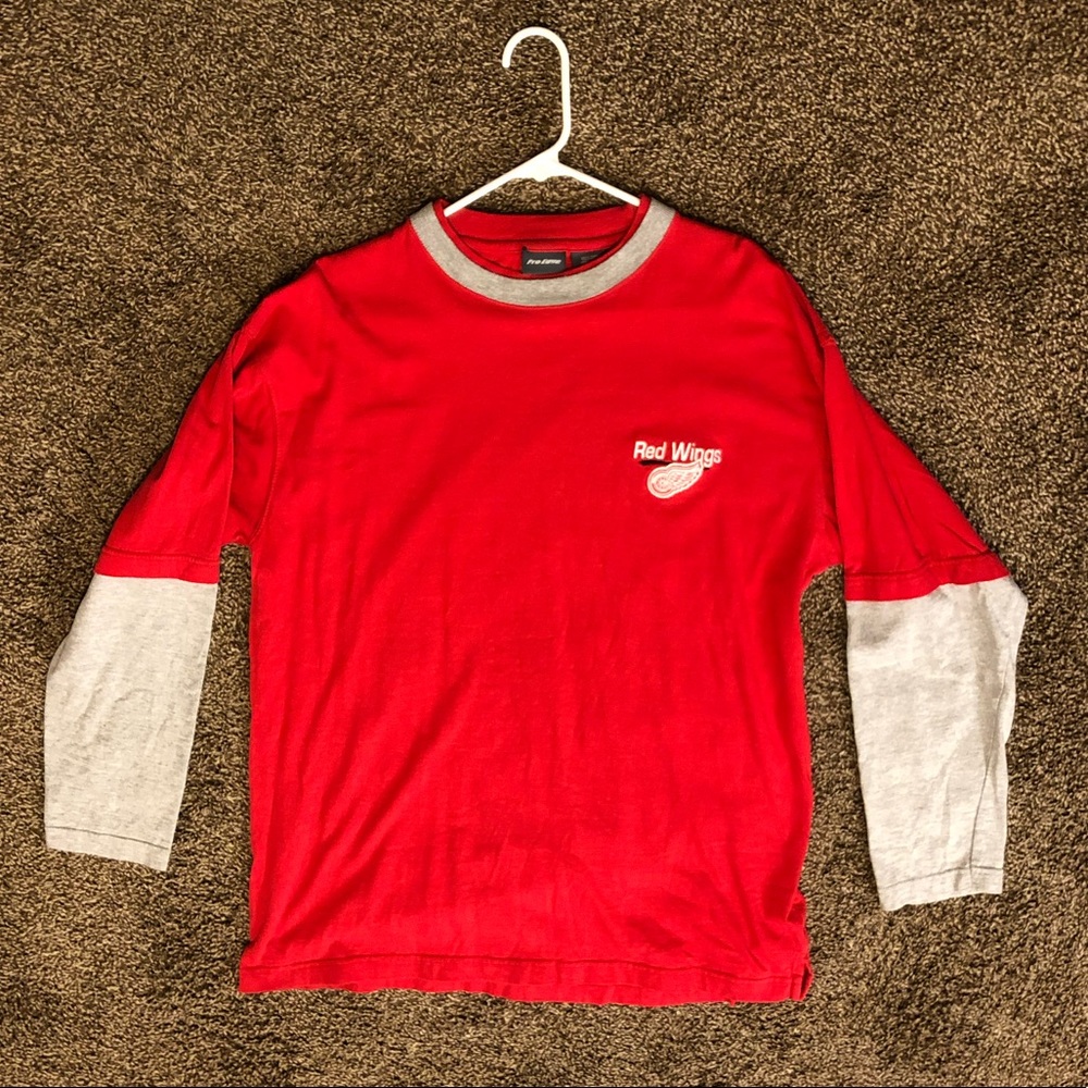 Vintage Detroit Red Wings Long Sleeve Size Large